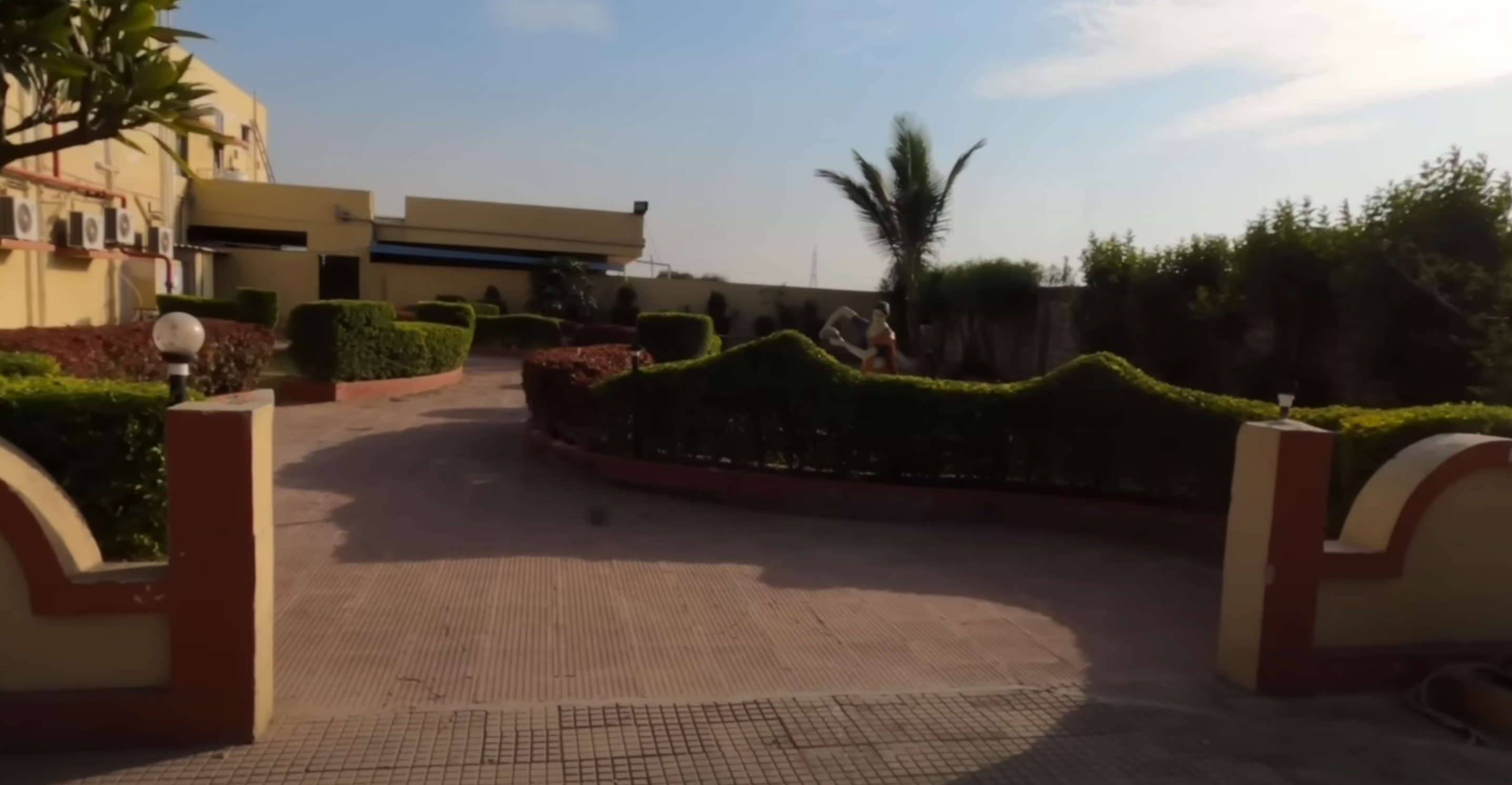 Back garden area for residents