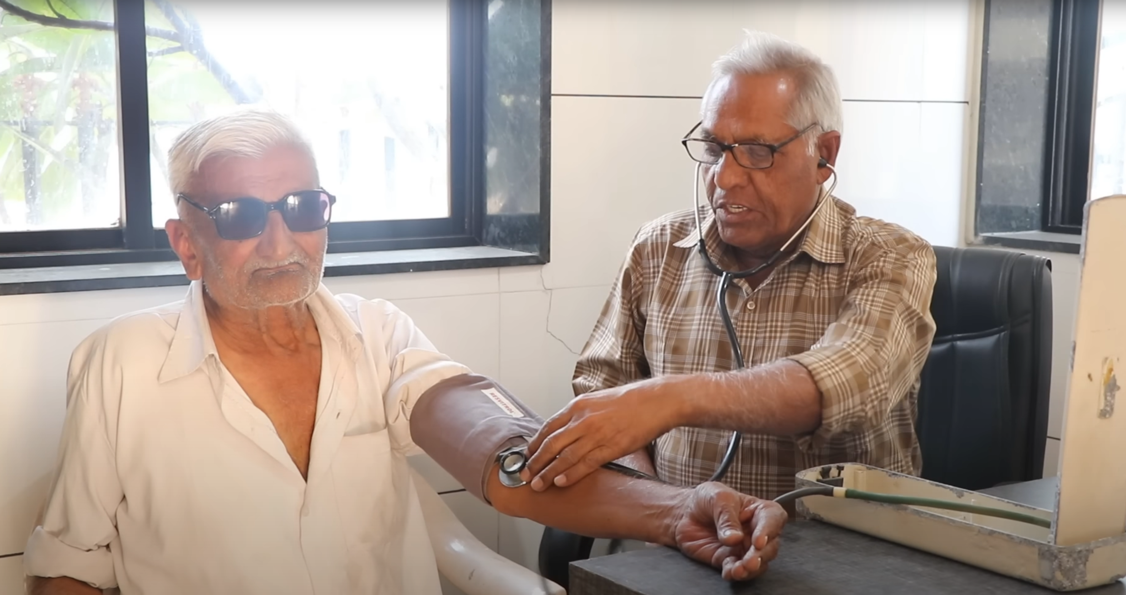 Medical checkup for residents